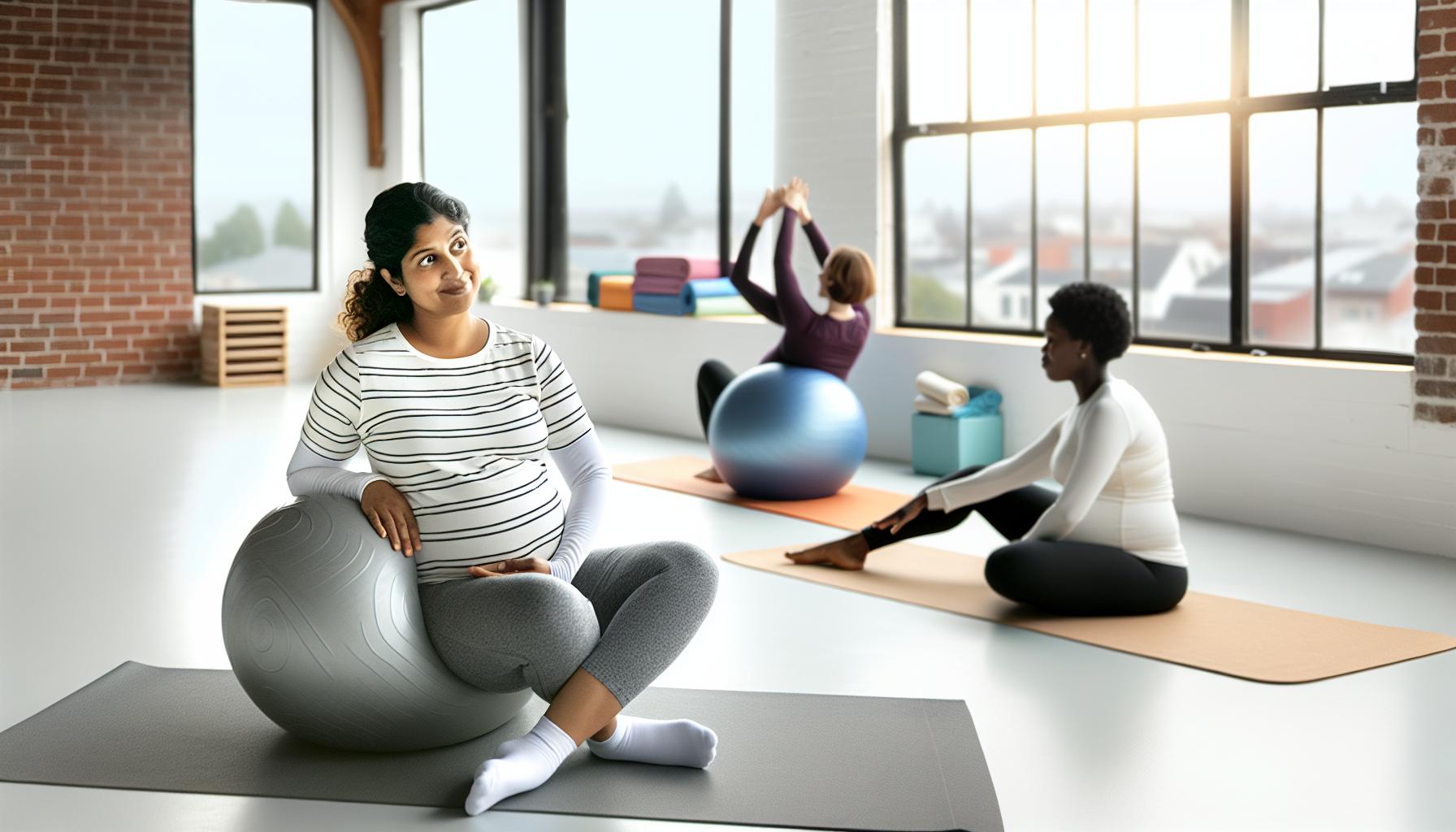 Nejlepší cviky s míčem pro těhotné ženy