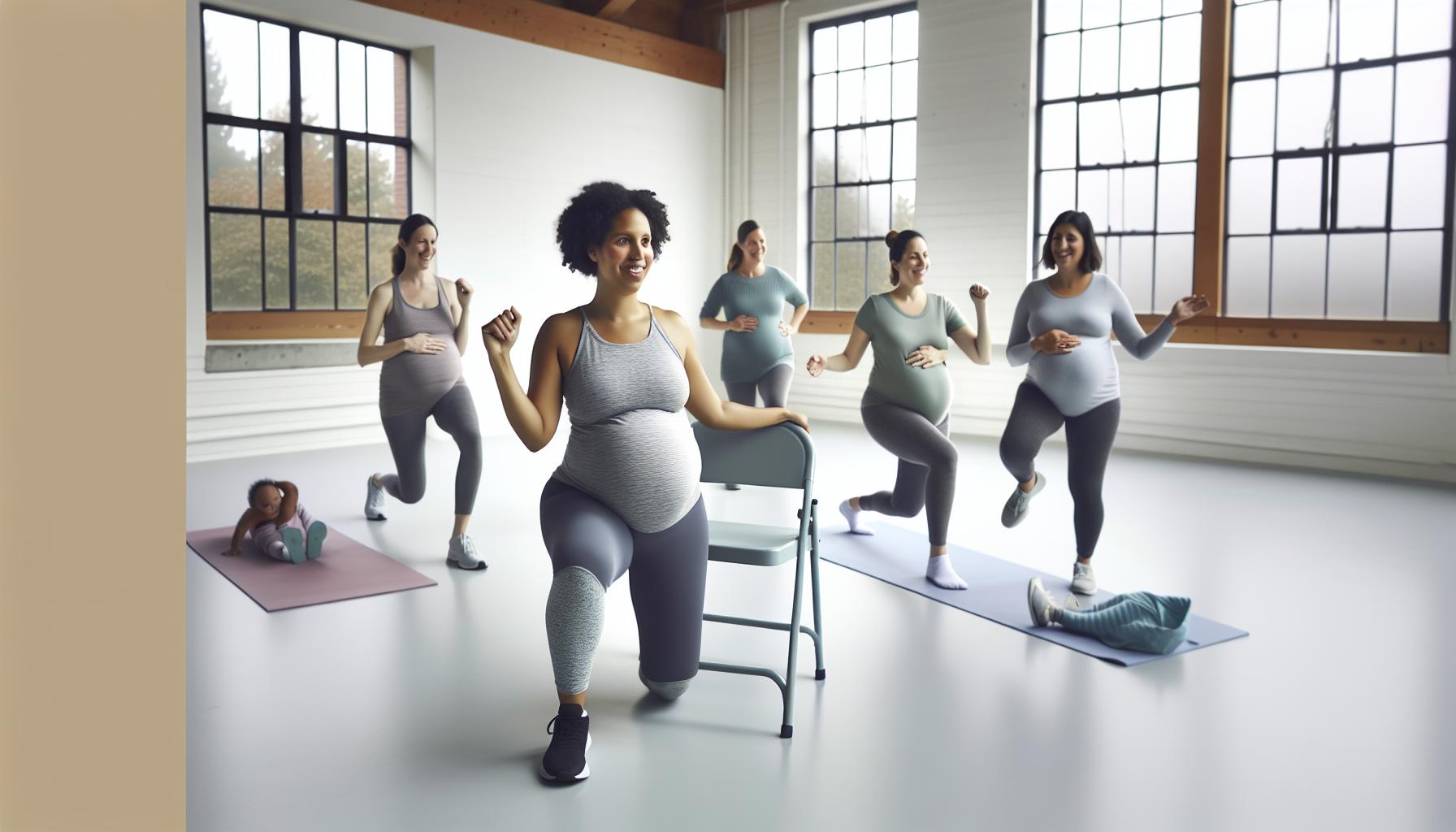 Bezpečné cviky na posílení stehen pro těhotné