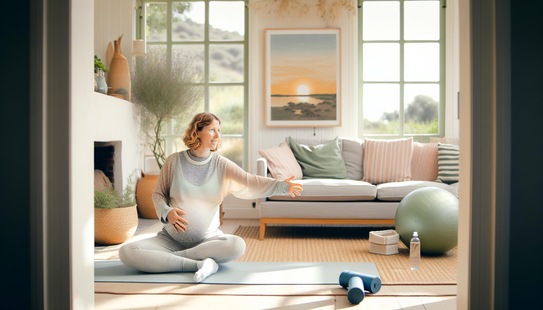 Cvičení na doma pro těhotné