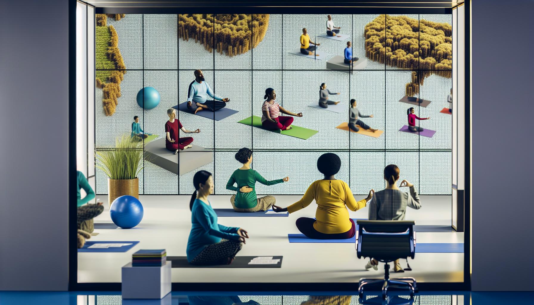 Cvičení pro různé trimestry těhotenství