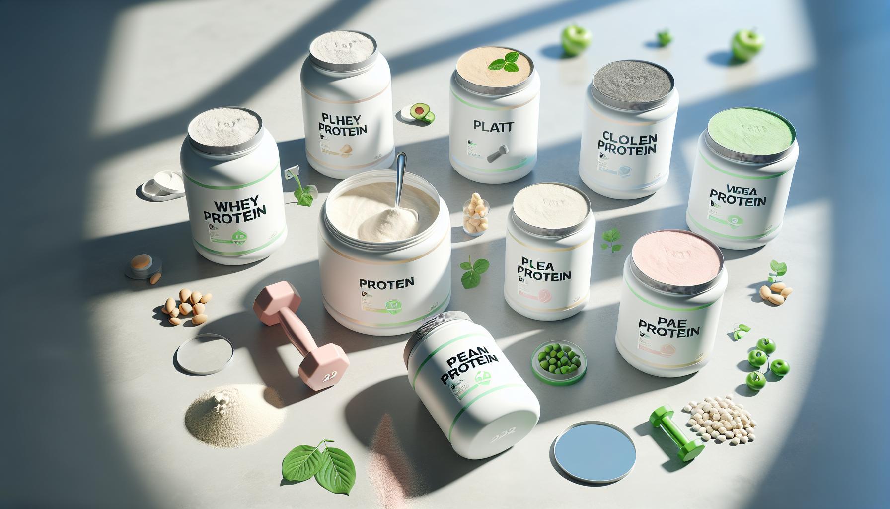 Různé typy proteinových prášků a jejich výhody