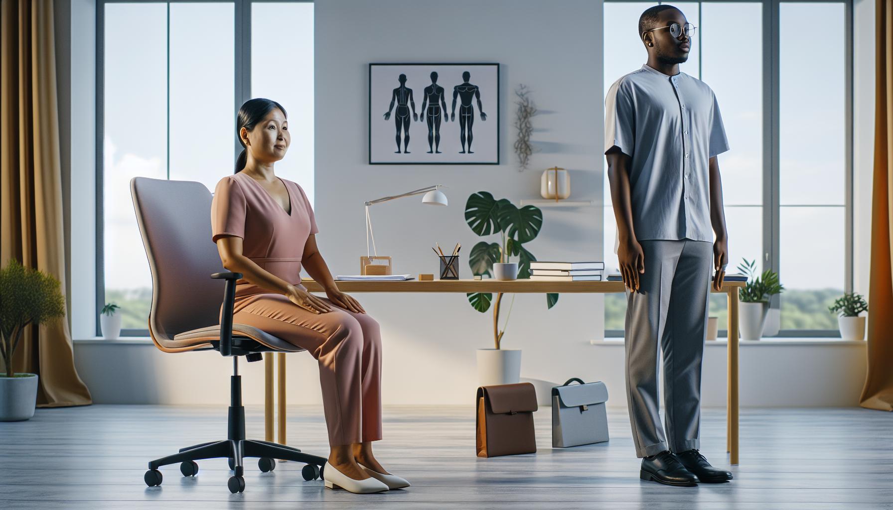 Důležitost Správného Sezení a Stání