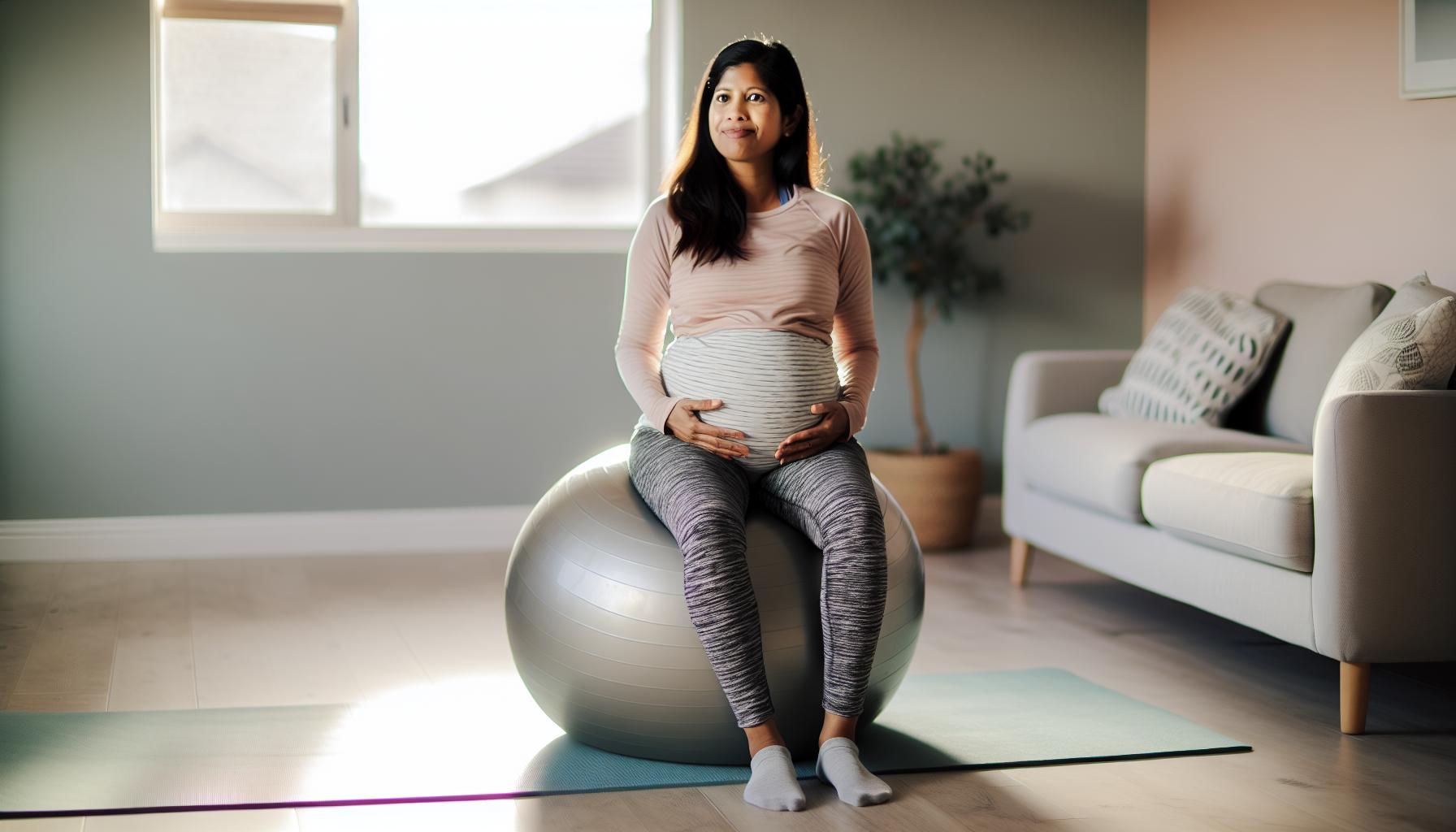 Cvičení na míči během těhotenství: Co potřebujete vědět