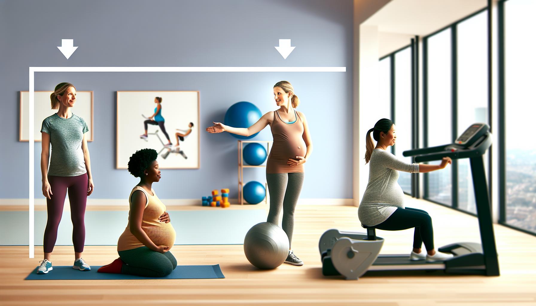 Fitness kurzy pro těhotné: Bezpečné cvičení v těhotenství 2 Jak bezpečně cvičit během jednotlivých trimestrů