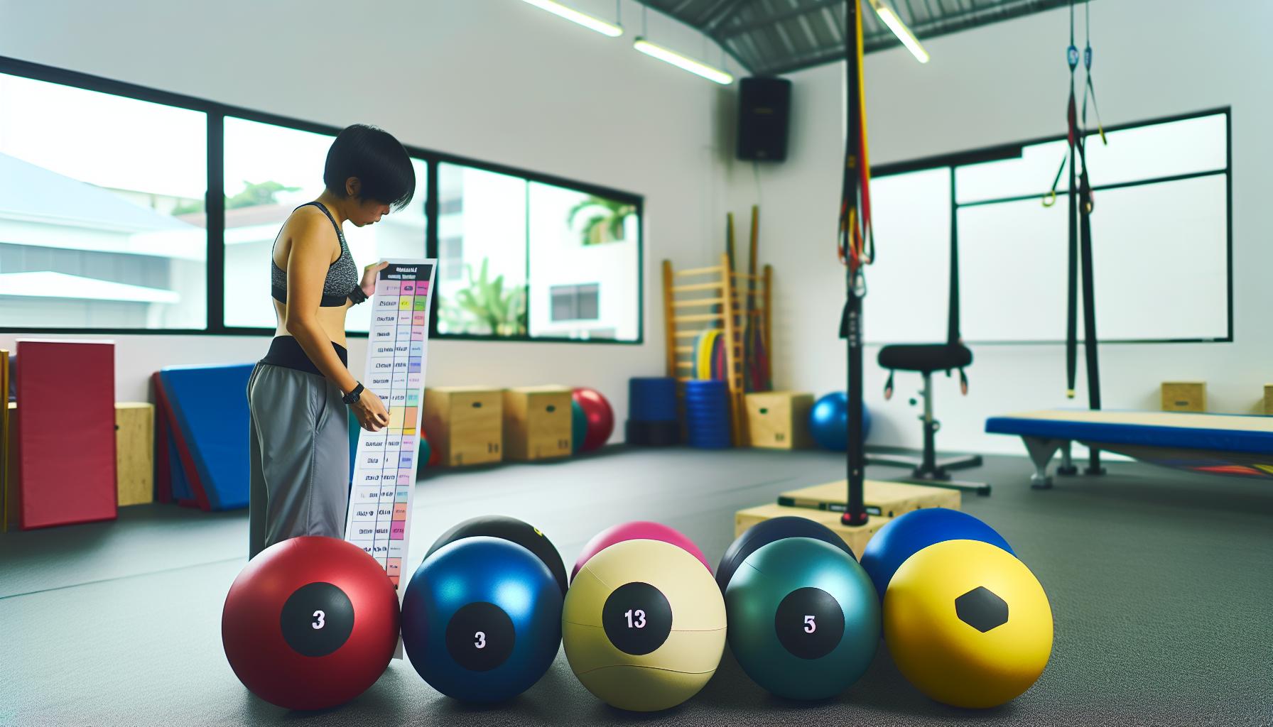 Jak začít: Výběr správného gymnastického míče