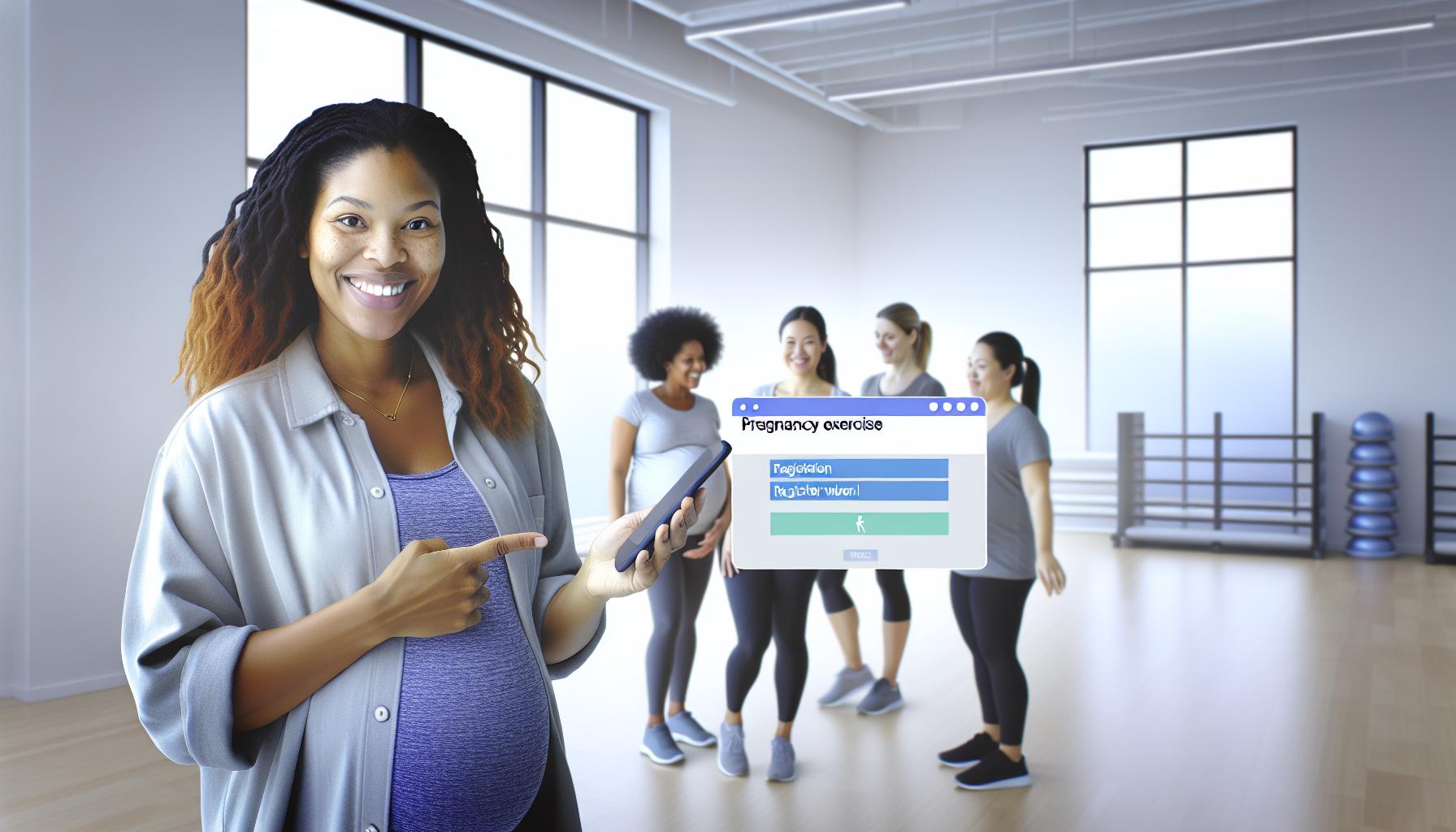 Jak se přihlásit na těhotenské cvičení