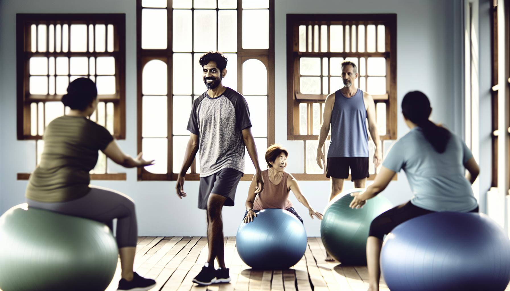 Jak zlepšit rovnováhu a stabilitu s míčem