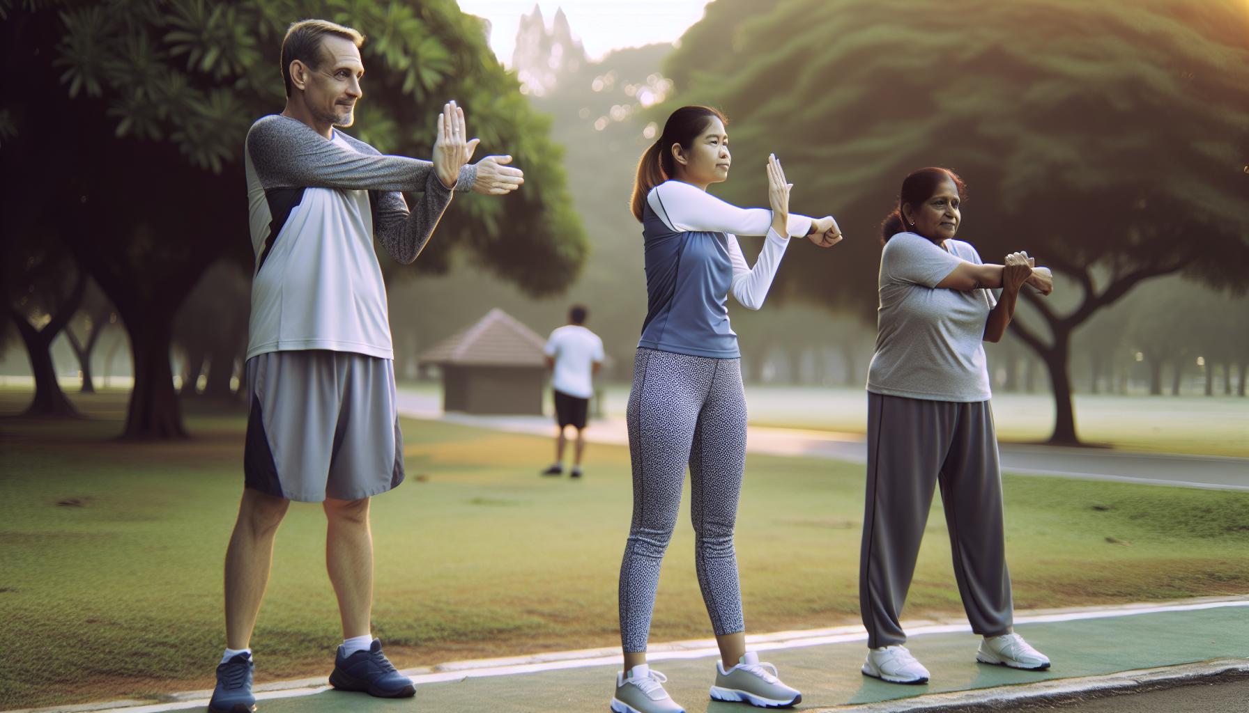 Nepodceňujte zahřátí a protahování