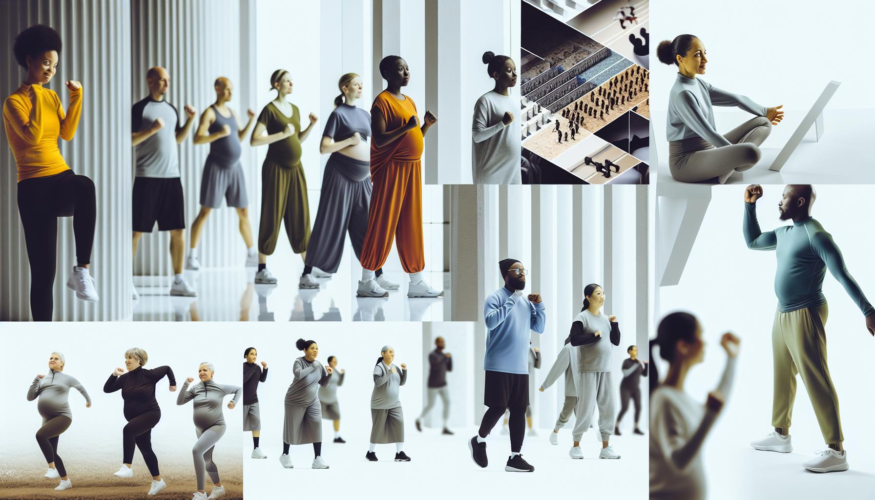 Přizpůsobení cvičení v různých trimestrech