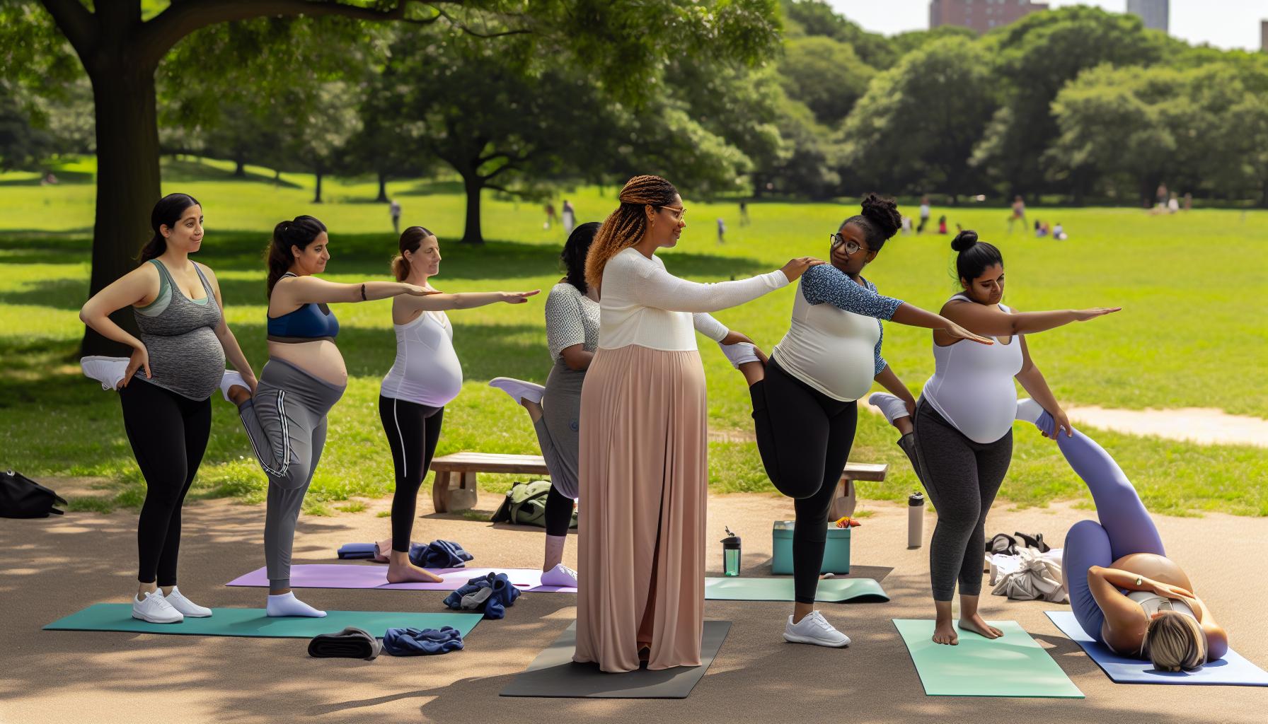 Bezpečnostní opatření pro cvičení v těhotenství