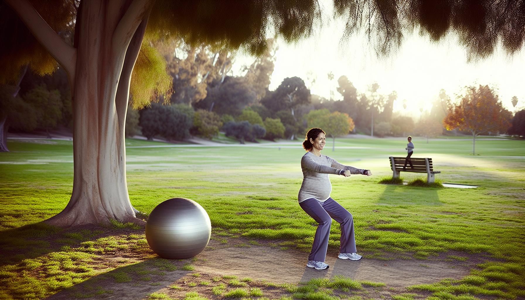 Posilování Stehen v Těhotenství: Síla Pro Porod