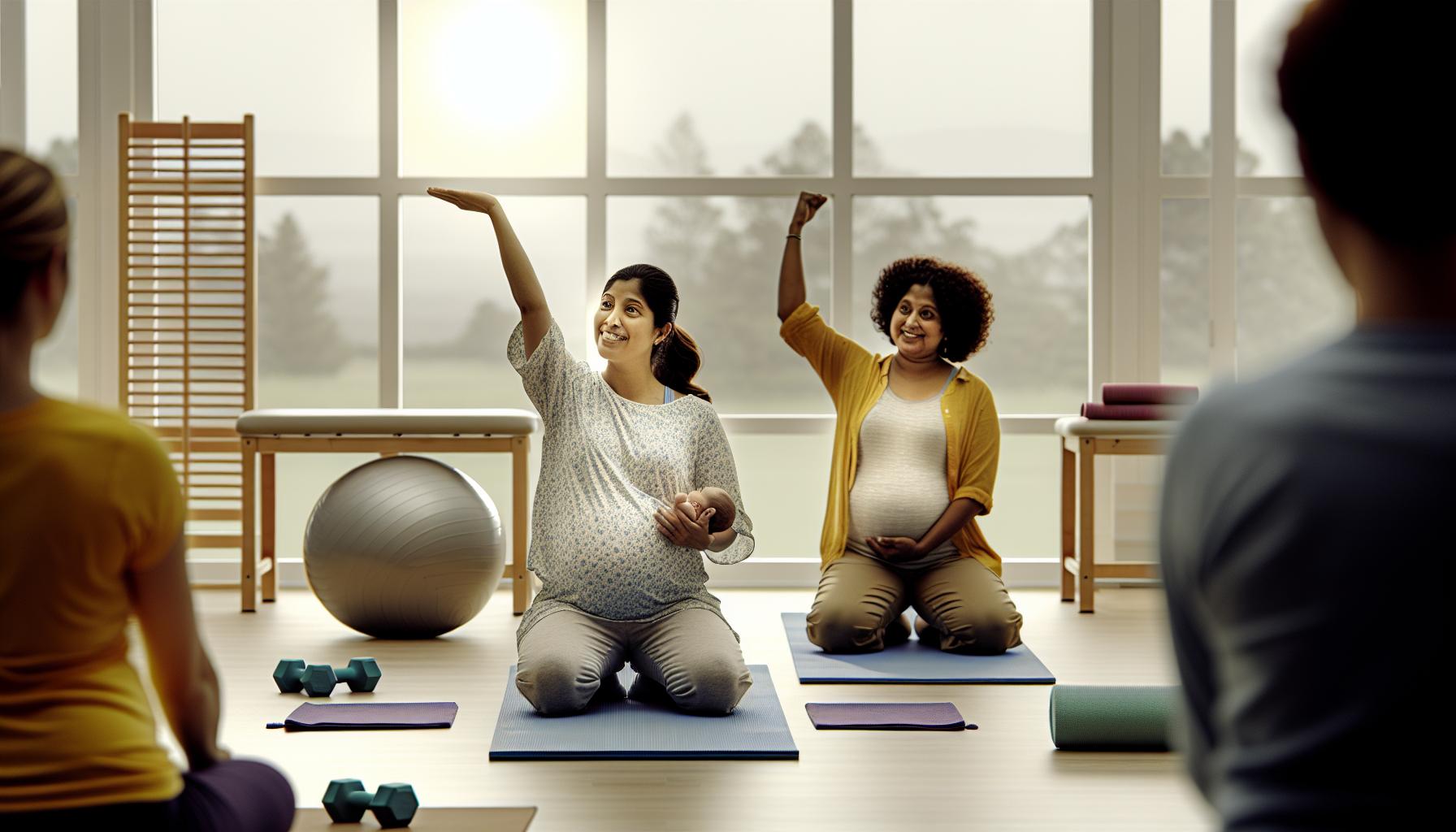 Bezpečné techniky cvičení pro těhotné ženy