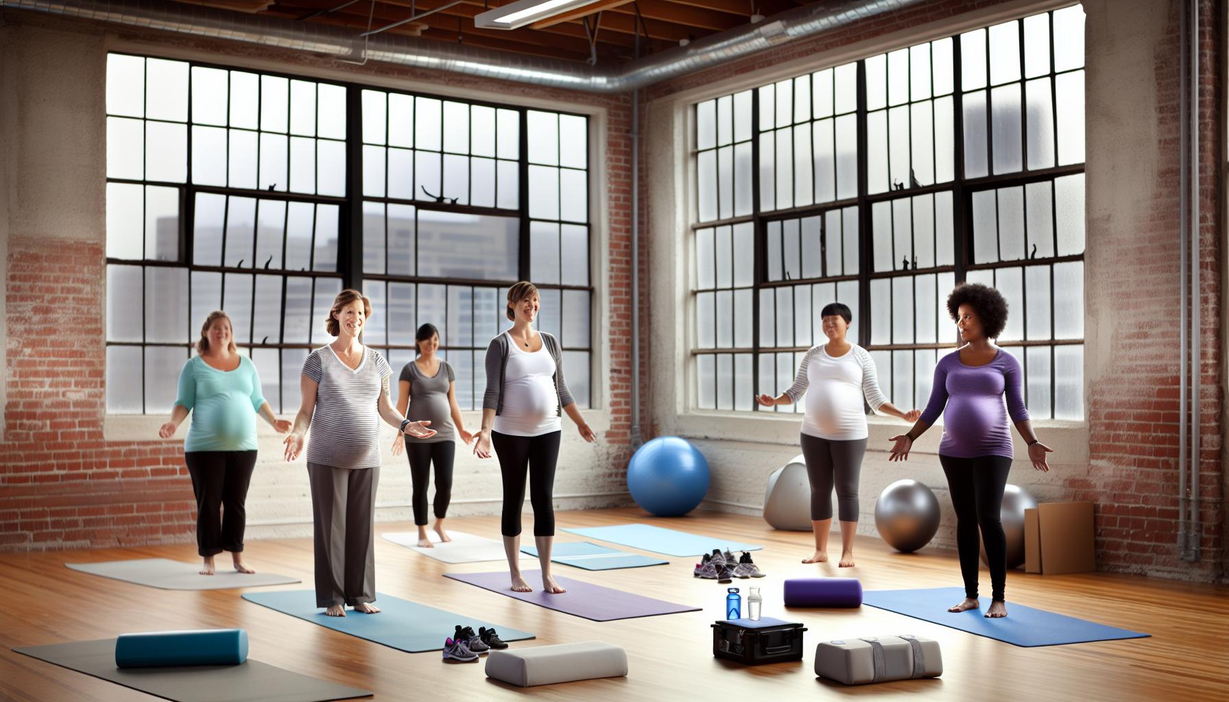 Bezpečnostní aspekty cvičení během těhotenství