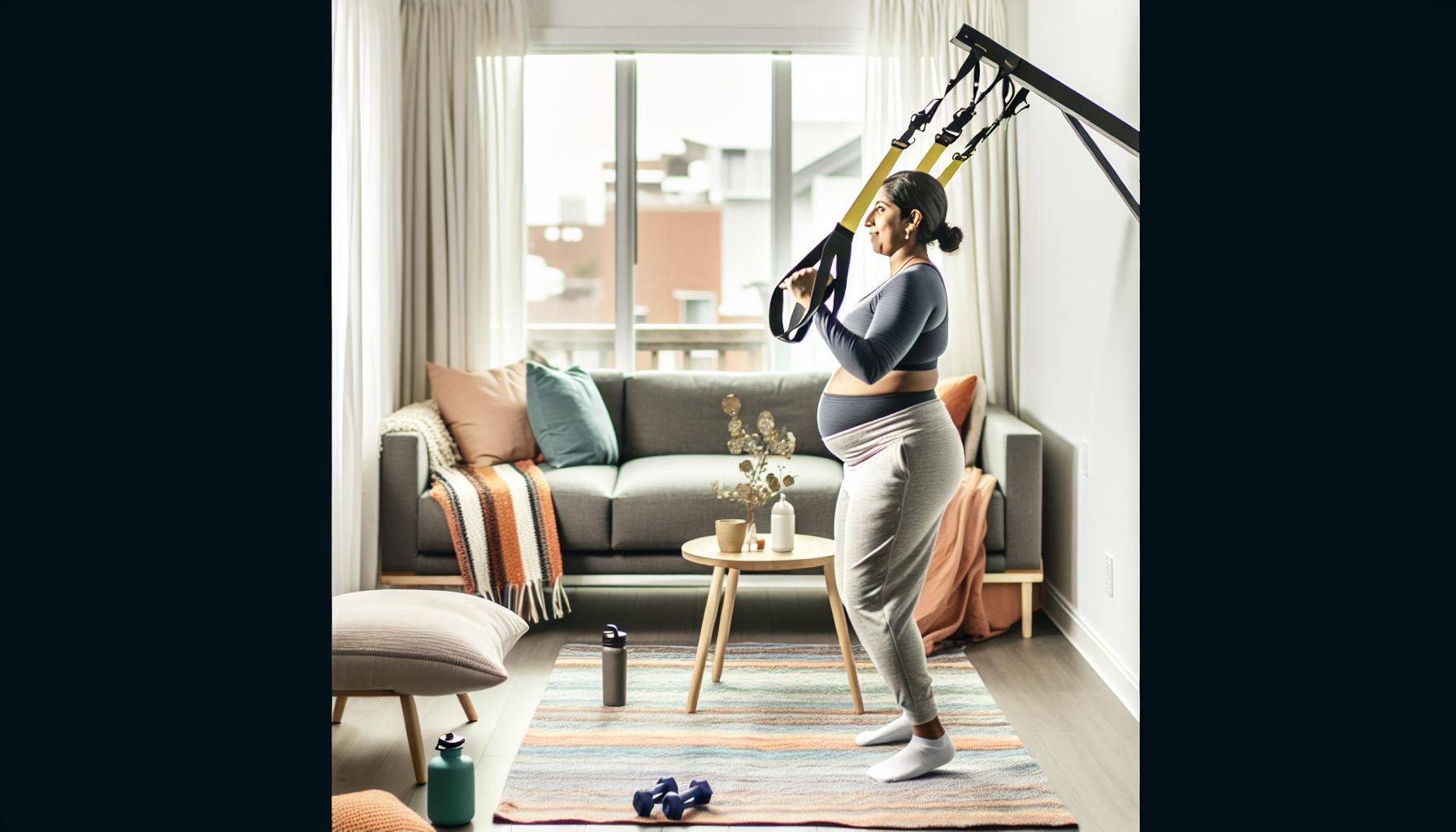 Cvičení TRX V Těhotenství: Můžete? Bezpečnost 4 Tipy pro cvičení doma s TRX během těhotenství