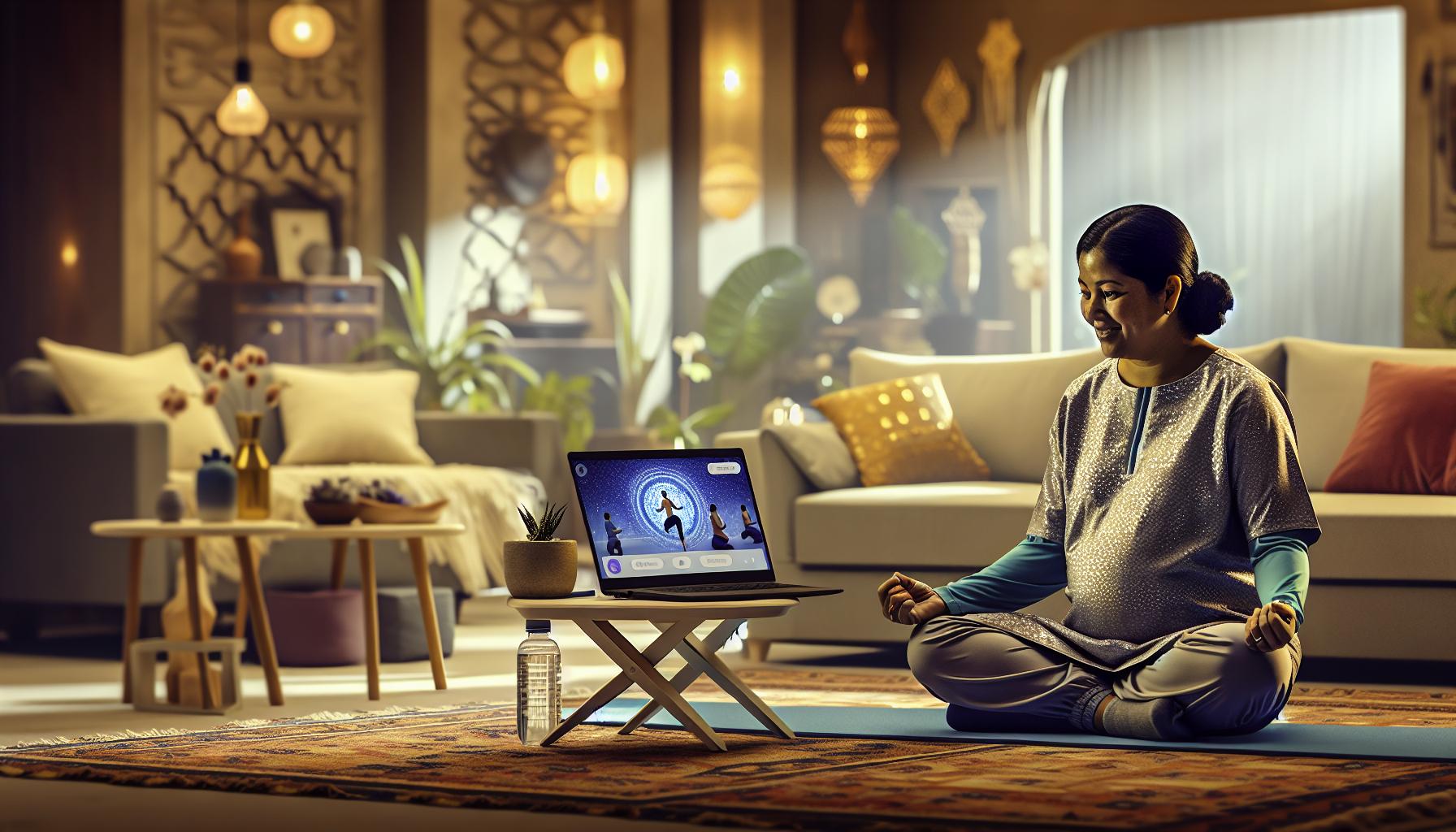 Výhody online cvičení pro těhotné